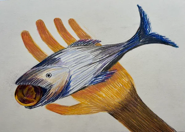 Daň - olejomalba od Karin Krutsche, 2023