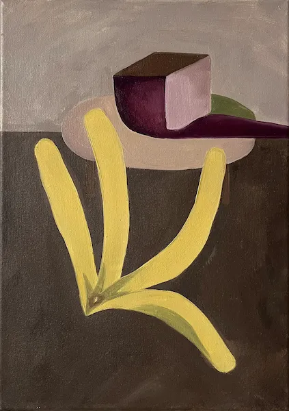 Mimésis - olejomalba od Karin Krutsche, 2025