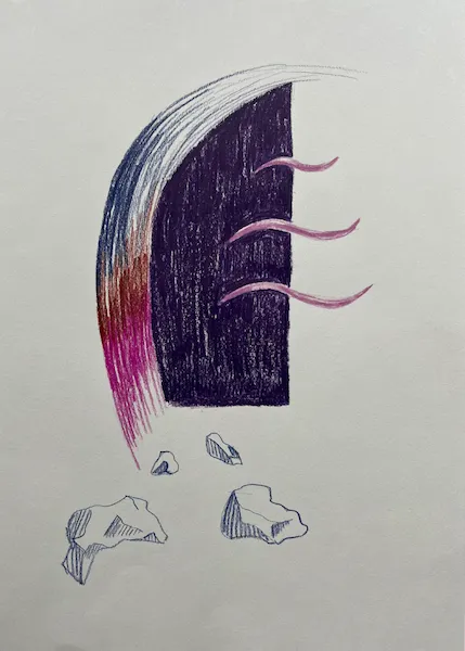 Hlas tichý, jemný - olejomalba od Karin Krutsche, 2024