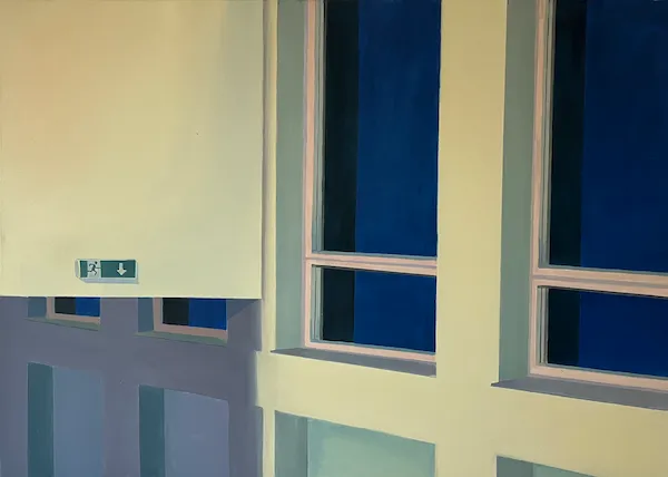 Večerní ateliér - olejomalba od Karin Krutsche, 2022